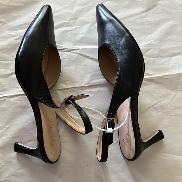 Naturalizer 27 EDIT Naturalizer Felicia Leather Slingback Dress Heels - Picture 13 of 13